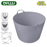 Ведро пластиковое гибкое 42 л  DYLLU DTFT1142