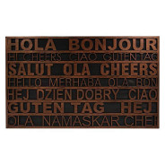 Коврик придверный 45х75 см "Приветствие"  ВОРТЕКС 24272