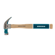 Молоток-гвоздодер,450 г, угол 45, магнит, обрезиненная рукоятка AMERICAN HICKORY  ...Gross 10415