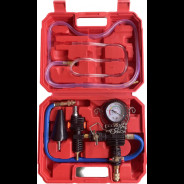 Манометр для вакуумного наполнения системы охлаждения -1 bar с набором переходников, 3пр.  ...H-D HD-72995