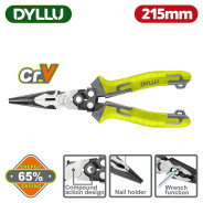 Длинногубцы комбинированные 215мм  DYLLU DTPL2768