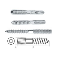 Шуруп-шпилька М8х90 mm (4 шт в зип-локе)  STARFIX SMM1-15944-4
