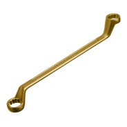 Ключ накидной, 19 х 22 mm, желтый цинк  Сибртех 14628