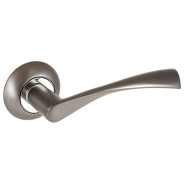 Ручка дверная "ОСКАР" MBN (1340) графит АЛЛЮР  УЗК 10911