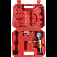 Манометр для вакуумного наполнения системы охлаждения -1 bar с набором переходников, 6пр.  ...H-D HD-72996