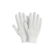 Перчатки х/б трикотажные, 7,5класс, белые,  РФ 2056