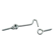 Крючок ветровой 100/1 mm, белый цинк  STARFIX SMP-14863-1