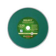 Алмазный круг 230х22 mm по керамике сплошной (мокрая резка)  ...ВОЛАТ 89030-230