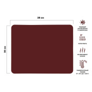 Коврик для выпечки и жарки силиконовый, прямоугольный, 38 х 30 см, BURGUNDY  ...PERFECTO LINEA 23-106819