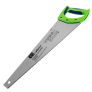 Ножовка по дереву "Зубец", 450 мм, 11 TPI, зуб 2D, калёный зуб, 2-х компонентная рукоятка ...Сибртех 23825