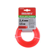 Леска ф 2.4 mm х 15 м квадратное сечение  ВОЛАТ 51020-02