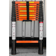 Лестница телескопическая алюм. бытовая 2.9м (10 ступ.)  ISMA ISMA-UP290