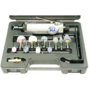 Пневмомашинка зачистная с набором камней 6мм  SUMAKE ST-7733МК