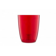 Кашпо для орхидей Mia 2.1 л, красный полупрозрачный  BEROSSI АС43812000