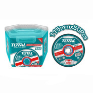 Круг отрезной 115x1,2x22,2 мм по металлу   (50шт)TOTAL TAC22111550