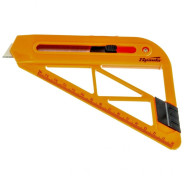 Нож, 18 мм, выдвижное лезвие, для резки обоев, линейка  Sparta 789195