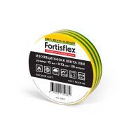 Изолента ПВХ 15x0.13х20 (ж/з)  Fortisflex 90810