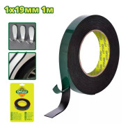 Лента клейкая двухсторонняя 1м х 19 мм  DYLLU DTPN8K19