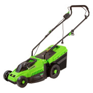 Газонокосилка электрическая L1500, 1500 Вт, шир. 33 см, 5 уров., пласт. травосб. 35 л  ...Сибртех 96677