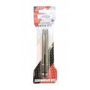 Биты "Torx Tamper Resistant" TR15+TR27х100мм 1/4" S2 (2шт)   H-D HD-0491