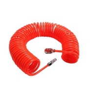 Шланг полиуретановый спиральный с фитингами  5х8 10мZitrek 018-0917