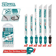 Набор пилок для лобзика   (20 шт.)TOTAL TAC2001