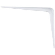 Кронштейн угловой с ребром 100 х 125 мм, белый  Сибртех 94015