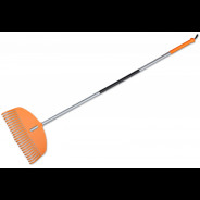 Грабли веерные пластмассовые TQ 23 зубца 49/163см с алюминиевым черенком   ...BRADAS TQ-G23TS