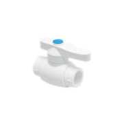 Кран шаровый ПП 32 стандарт белый  РосТурПласт 27602