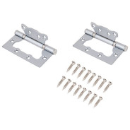 Петля накладная 100х75 2BB SCP 2.5mm мат.хром (2 шт) АЛЛЮР  УЗК 7562