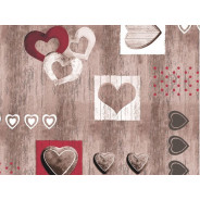 Клеенка столовая, нетканая основа с ПВХ покр., коллекция "DECO", 1 м.пог. (Отгружаем кратн...PERFECTO LINEA 11-165181