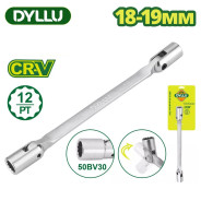 Ключ торцевой с шарниром 18-19 мм  DYLLU DTTH2E06
