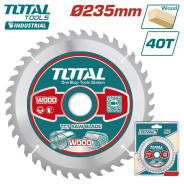 Диск пильный 235x30 мм 40 зубьев по дереву  TOTAL TAC231625