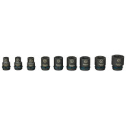 Набор ударных головок Impact Black 10-27 мм 1/2" (9 шт)  MAKITA E-16617