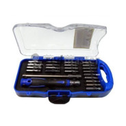 Отвертка ювелирная с набором бит 23пр. HEX, TORX, SL, PH, PZ  Partner PA-BX23023