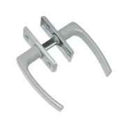 Ручка для теплиц 2-сторон. пласт/серый цинк  STARFIX SMP-06654-1