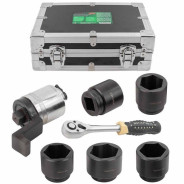 Мультипликатор (3500N/m,коэф-т усиления 1:20,входной квадрат 12.7мм,выходной квадрат 30мм,головки:46...Rock FORCE RF-MDS-35