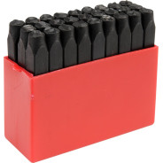 Набор клейм буквы 6mm (27шт)  YATO YT-6862