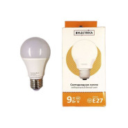 Лампа светодиодная A60 СТАНДАРТ 9 Вт 170-240В E27 4000К  (52 Вт аналог лампы накал., 690Лм, нейтраль...BYLECTRICA 4810158042052