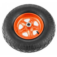 Колесо пневматическое 4.80/4.00-8, D 380 мм, подш. внут. диам. 12 мм, длина оси 80 мм PALISAD ...PALISAD HOME 689465