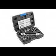 Ключ накидной трещоточный  шарнирный с головками, набор 36пр.,  CrV  ...HOEGERT HT1R491