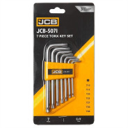 Ключи Г-образные TORX, набор 7пр. (Т10, Т15, Т20, Т25, Т27, Т30, Т40)  JCB JCB-5071