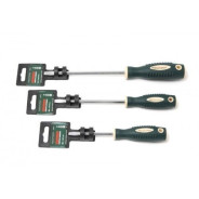 Отвертка шлицевая магнитная "Profi" S2 SL5.5х125мм  Rock FORCE RF-70155125