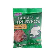 Отрава от грызунов (зерновая приманка) Домовой Прошка (п/э пакет 200 гр.)  ...Дезпром 4607005240446