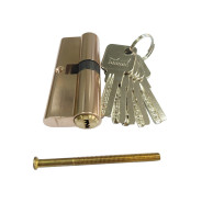 Евроцилиндр CBR-1 90 (45x45) латунь, перфорированный ключ  DORMA 7039000000046