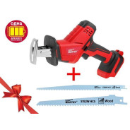 Аккумуляторная сабельная пила CSR 1018 E в кор. + АКЦИЯ 2 сабельные пилки в подарок  ...WORTEX CSR1018E0029A1