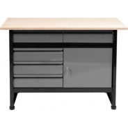 Стол для мастерской 5 ящиков 1160х600х840 мм.  VOREL 58455