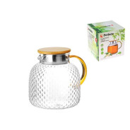 Чайник заварочный. стеклянный. 1300 мл. BAMBOO  PERFECTO LINEA 38-130018