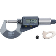 Микрометр с цифровым индикатором 0-25mm  YATO YT-72305