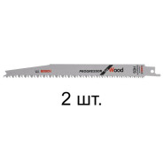 Пилка сабельная по дереву, S2345X, 2 шт.,  BOSCH 2608654403
